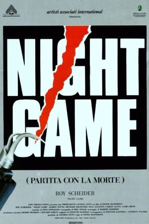 Poster Night Game (partita con la morte) 1989