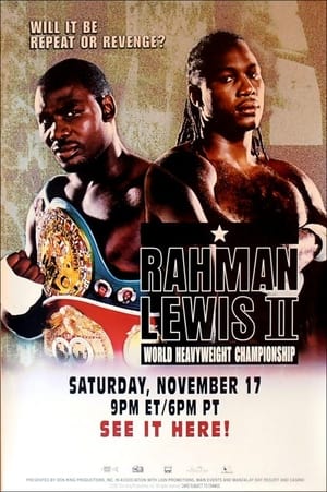 Poster Hasim Rahman vs. Lennox Lewis II (2001)