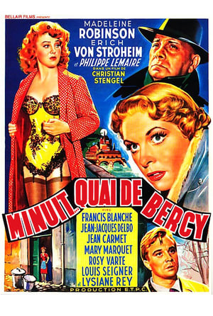 Poster Minuit... Quai de Bercy 1953