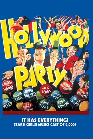 Poster Hollywood Party 1934