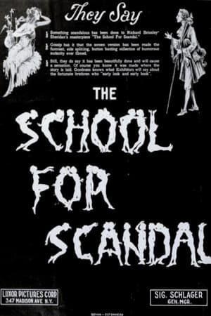 The School for Scandal poster