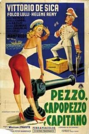 Poster Pezzo, capopezzo e capitano 1958