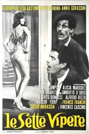 Poster Le sette vipere (Il marito latino) 1964