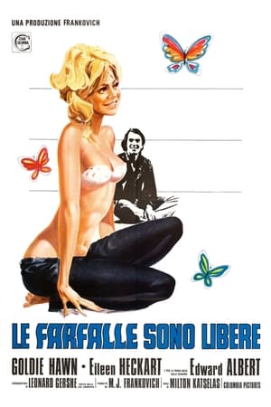 Poster Le farfalle sono libere 1972