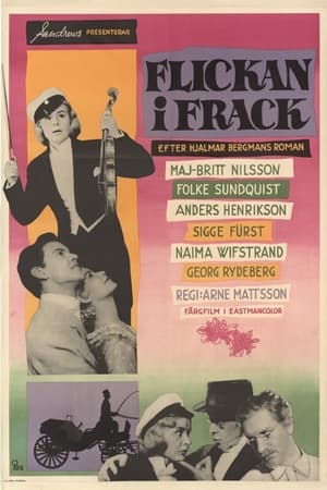 Poster Flickan i Frack 1956