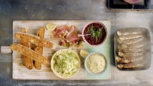 Jamie's 15-Minute Meals Glazed Pork Fillet and Tapas Bruschetta