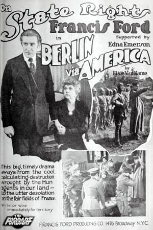 Poster Berlin Via America (1918)