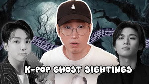 Still from K-pop SMASH HITS that feature GHOSTS?! (KPDH Golden, BTS Wings)