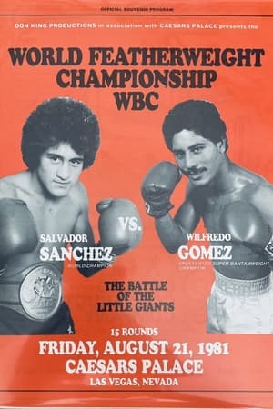 Poster Salvador Sanchez vs. Wilfredo Gomez 1981