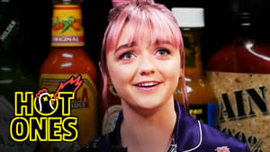 Image Maisie Williams Shivers Uncontrollably While Eating Spicy Wings