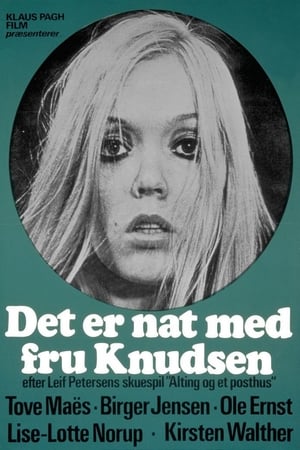 Poster Det er nat med fru Knudsen (1971)