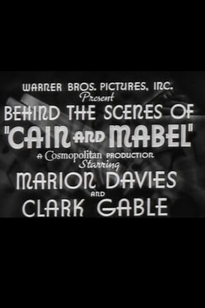 Poster Behind the Scenes of Cain and Mabel 1936