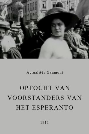 Image Optocht van voorstanders van het Esperanto