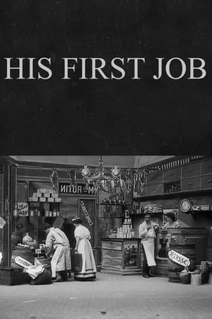 Poster His First Job (1908)