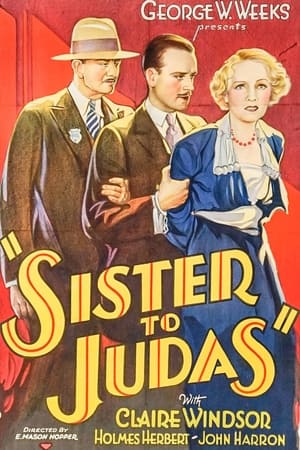 Poster Sister to Judas 1932