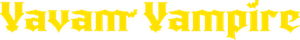Vavam Vampire — logo