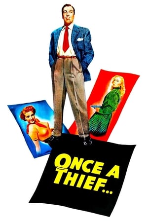 Poster Once a Thief 1950