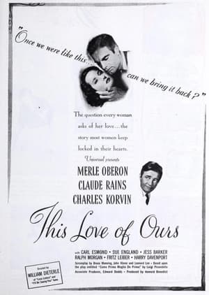 Poster This Love of Ours (1945)