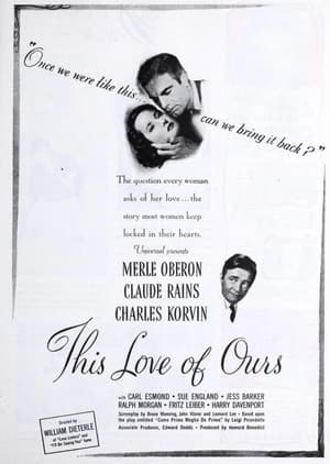 Poster This Love of Ours 1945