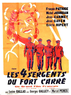 Poster Les quatre sergents du Fort Carré 1952