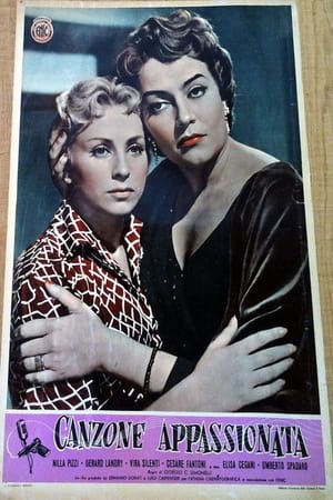 Poster Passionate song (1953)