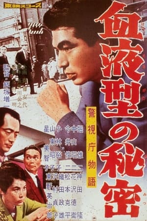 Poster 警視庁物語　血液型の秘密 1960