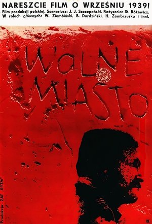 Poster Wolne miasto 1958