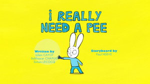 I Really Need A Pee