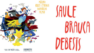 Saule brauca debesīs