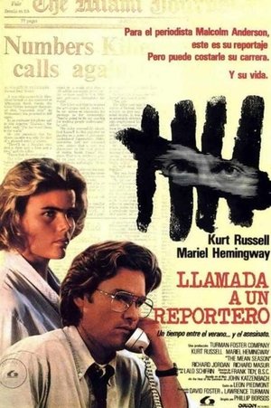 Poster Llamada a un reportero 1985