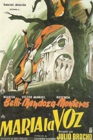 Poster María la Voz (1955)
