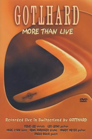Poster Gotthard: More Than Live 2002