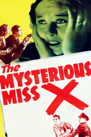 Poster The Mysterious Miss X 1939