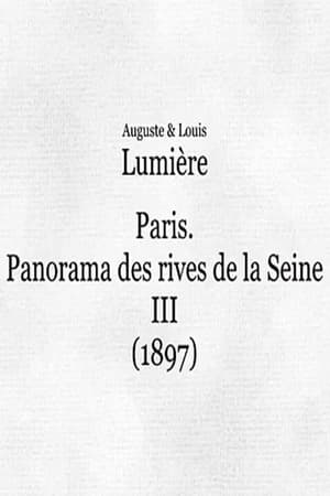 Poster Panorama des rives de la Seine à Paris, III (1898)