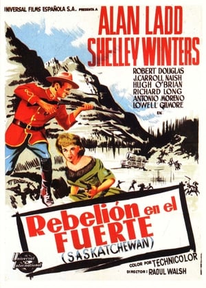 Poster Rebelión en el fuerte 1954