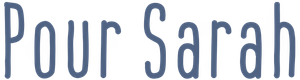 Pour Sarah — logo