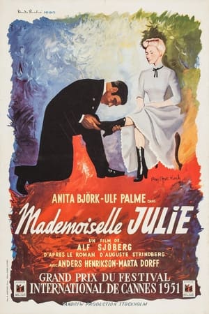 Poster Mademoiselle Julie 1951