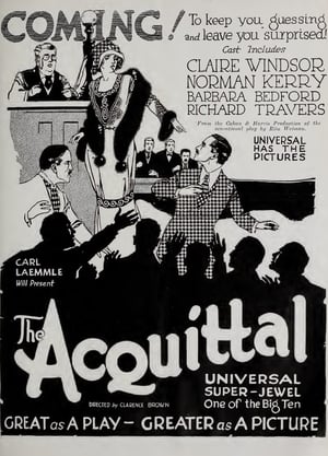 Poster The Acquittal (1923)