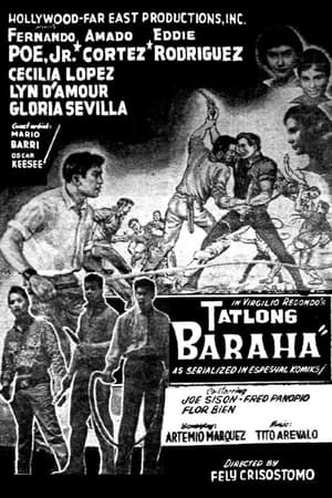 Poster Tatlong Baraha 1961