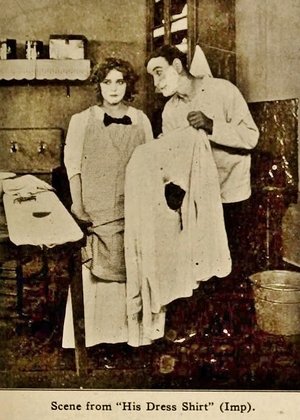 Poster His Dress Shirt (1911)