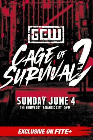 Poster GCW Cage of Survival 2 2023