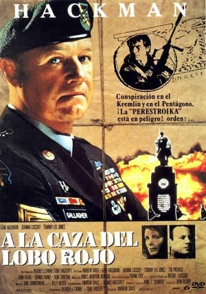 Poster A la caza del lobo rojo 1989