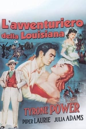Poster L'avventuriero della Louisiana 1953