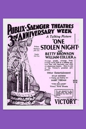 One Stolen Night poster