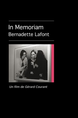 Poster In Memoriam Bernadette Lafont (2016)