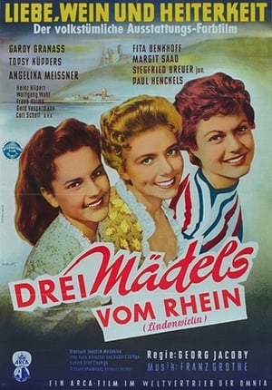 Poster Three Girls from the Rhine 1955