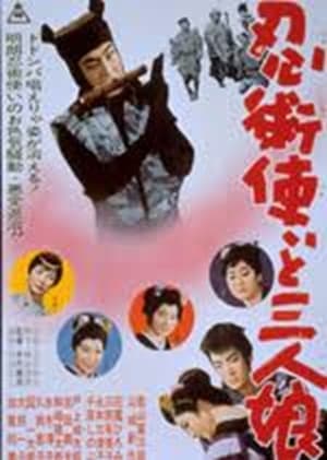 Poster Ninjutsu-tsukai to sennin masume (1961)