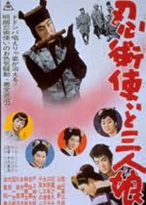 Poster 忍術使いと三人娘 1961