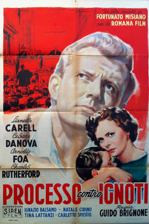 Poster Processo contro ignoti (1952)