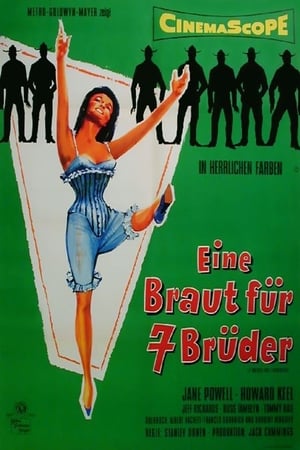 Poster Eine Braut für sieben Brüder 1954